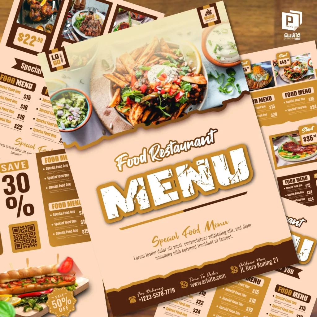 5 ไอเดียประยุกต์ใช้ "ป้ายพลาสวูด" ในร้านอาหาร