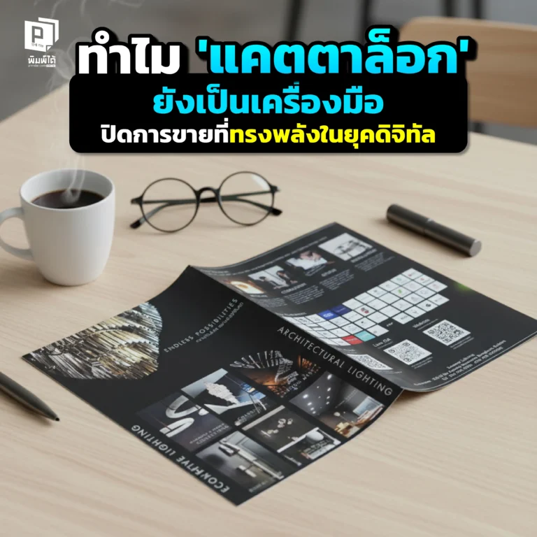 คิดว่าแคตตาล็อกล้าสมัย Pimdai.com เจาะลึกเหตุผลที่ แคตตาล็อก ยังเป็นเครื่องมือปิดการขายที่ทรงพลัง สร้างความน่าเชื่อถือและประสบการณ์ที่โลกดิจิทัลให้ไม่ได้