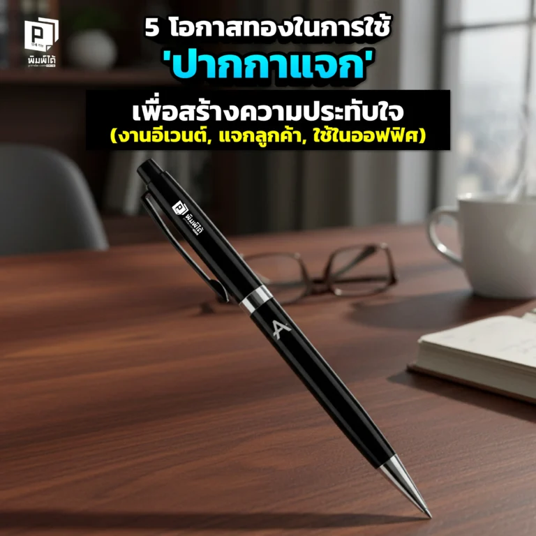 ในยุคดิจิทัล 'ปากกาแจก' ยังทรงพลัง? Pimdai.com เปิด 5 โอกาสทอง งานอีเวนต์ แจกลูกค้า ในออฟฟิศ ที่ปากกาพรีเมียมสร้างความประทับใจและความสัมพันธ์ได้ดีกว่า