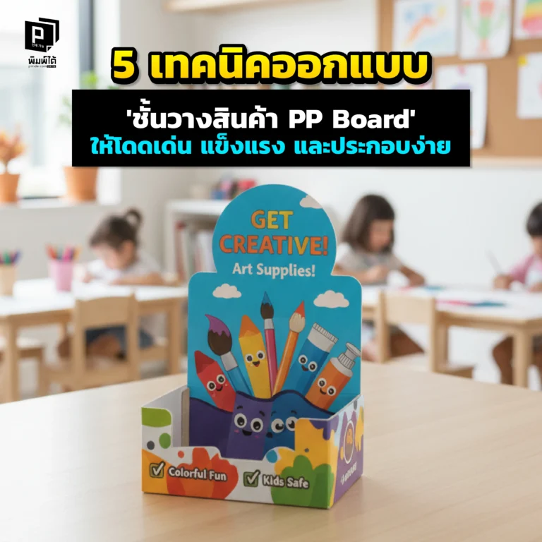 อยากออกแบบ 'ชั้นวาง PP Board' ให้ปัง Pimdai.com เผย 5 เทคนิคขั้นเทพ ทั้งการออกแบบโครงสร้างให้แข็งแรง และประกอบง่าย ให้บูธคุณโดดเด่นไม่เหมือนใคร
