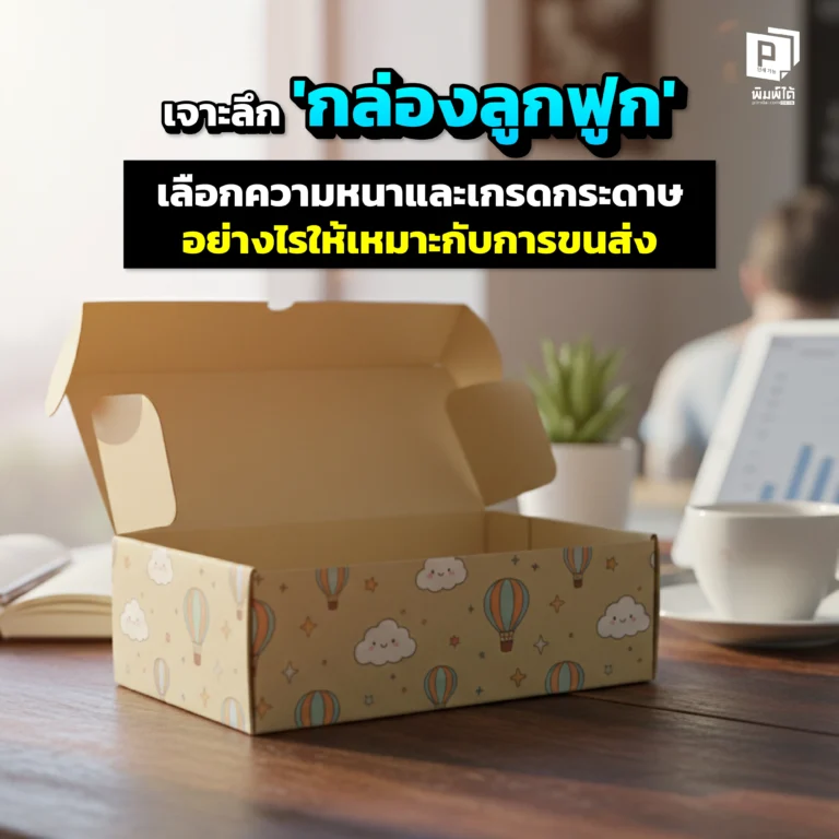 ส่งของแล้วกล่องพัง? Pimdai.com เจาะลึกวิธีเลือก 'กล่องลูกฟูก' ทั้งเกรดกระดาษ และลอน ให้แข็งแรง เหมาะกับการขนส่ง ปลอดภัยถึงมือลูกค้า
