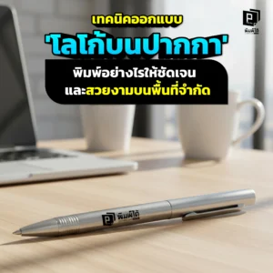 จะออกแบบโลโก้บนปากกาอย่างไรให้ชัดในพื้นที่จำกัด? Pimdai.com เผย 5 เทคนิคปรับดีไซน์ ทั้งการตัดทอน, เลือกฟอนต์, และเลือกเทคนิคพิมพ์ ให้สวยเป๊ะ