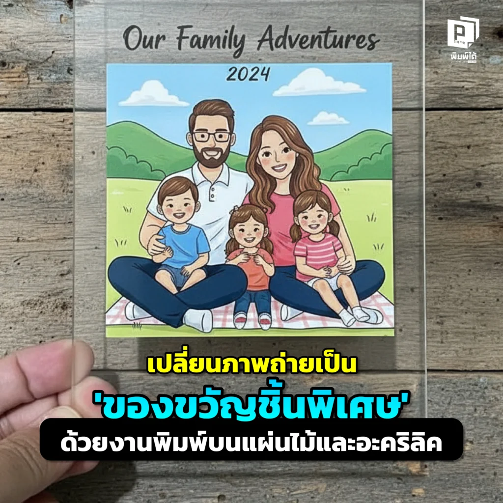 อย่าปล่อยให้ภาพถ่ายดีๆ ถูกลืมในมือถือ Pimdai ชวนเปลี่ยนภาพความทรงจำให้เป็น ของขวัญชิ้นพิเศษ ด้วยงานพิมพ์แผ่นไม้ และ อะคริลิคสวยหรูทนทานไม่เหมือนใคร