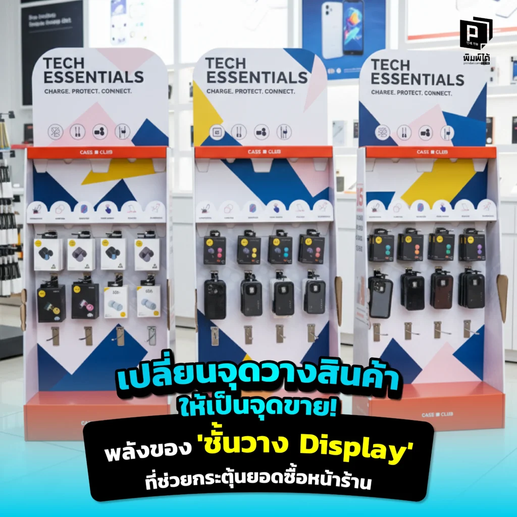 สินค้าคุณถูกมองข้ามบนชั้นวาง? Pimdai.com เจาะลึกพลังของ ชั้นวาง Display ที่เปลี่ยนจุดวางสินค้าธรรมดาให้เป็นจุดขายสุดปัง กระตุ้นยอดซื้อหน้าร้านได้ทันที