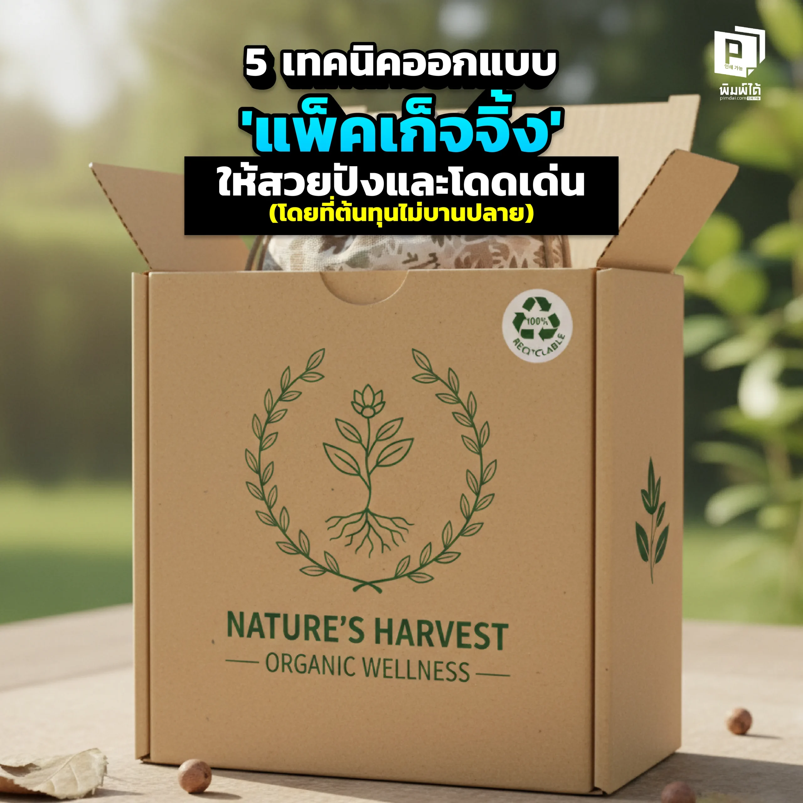 5 Techniques for Designing Packaging to Look Beautiful and Stand Out (Without Overspending) อยากทำ 'แพ็คเก็จจึ้ง' ให้สวยปัง แต่กลัวงบบานปลาย Pimdai.com เผย 5 เทคนิคออกแบบ Packaging ที่ดูพรีเมียม โดดเด่น โดยที่ต้นทุนไม่สูง ด้วยกลยุทธ์ที่ชาญฉลาด