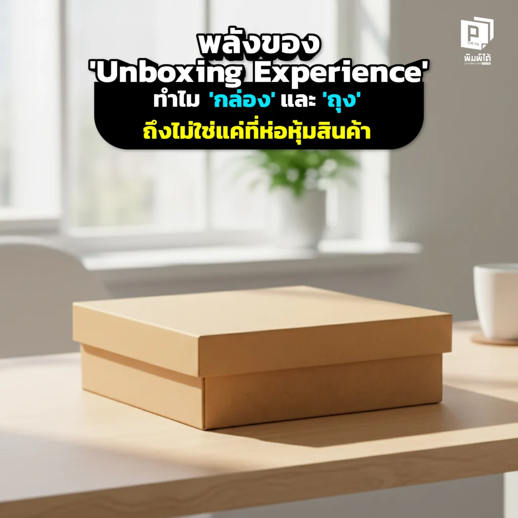 ทำไม กล่อง และ ถุง ถึงสำคัญกว่าที่คิด Pimdai.com เผยพลังของ UnboxingExperience ที่จะเปลี่ยน Packaging ธรรมดาให้เป็นเครื่องมือ สร้างความประทับใจให้ลูกค้า