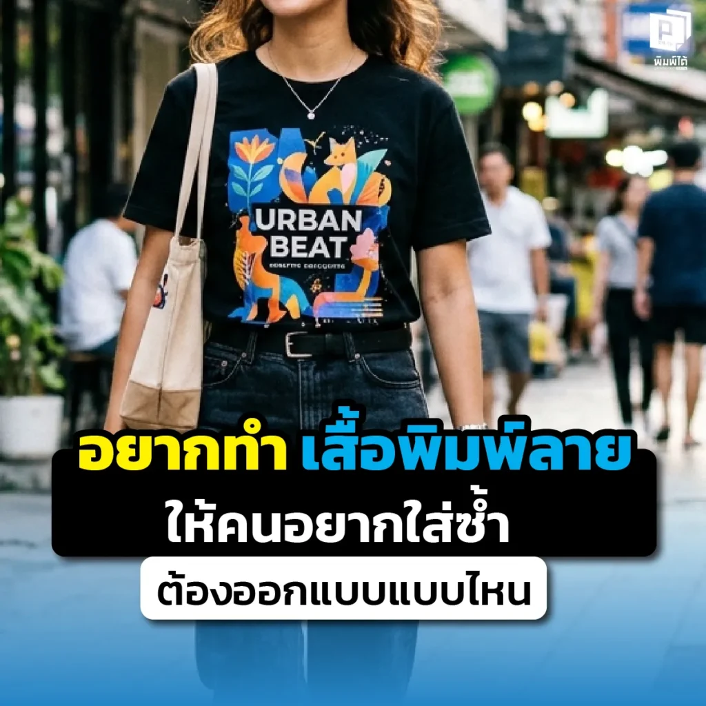 อยากทำ เสื้อพิมพ์ลาย ให้คนอยากใส่ซ้ำต้องดู! เจาะลึกไอเดียออกแบบเสื้อให้ดูพรีเมียม เลือกเนื้อผ้า และคุมโทนสีให้ทันสมัย ใส่ไปเที่ยวหรือทำงานก็จึ้งที่ Pimdai.com