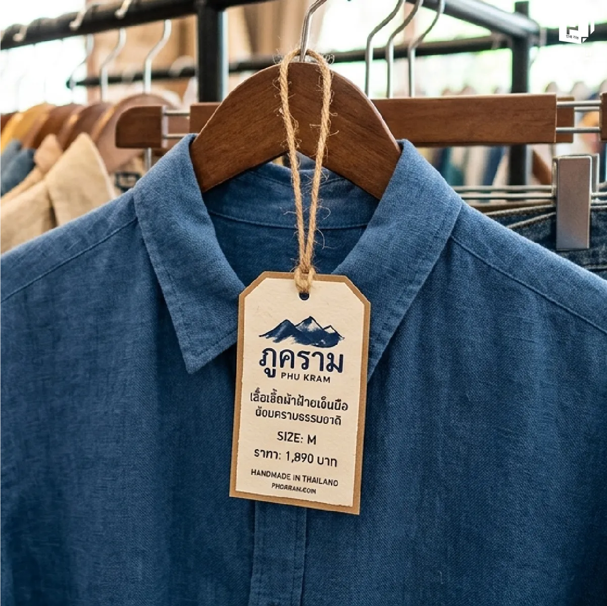 ป้ายแท็กสินค้า กลุ่มธุรกิจเสื้อผ้าและแฟชั่น (Apparel & Fashion)