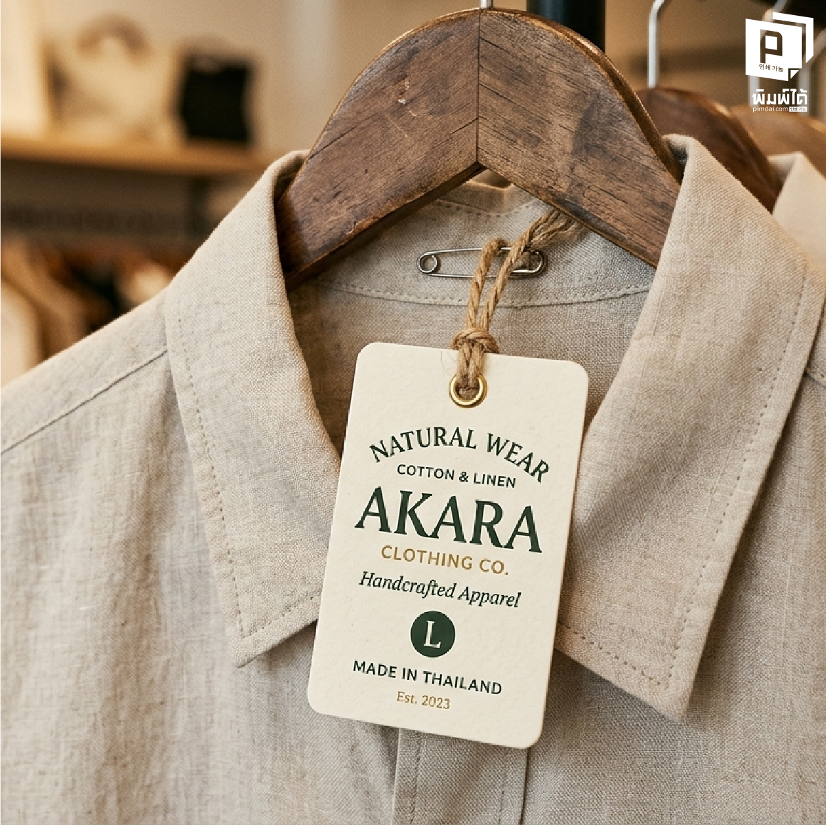 ป้ายแท็กสินค้า สร้างความประทับใจแรกพบ (First Impression & Professionalism)