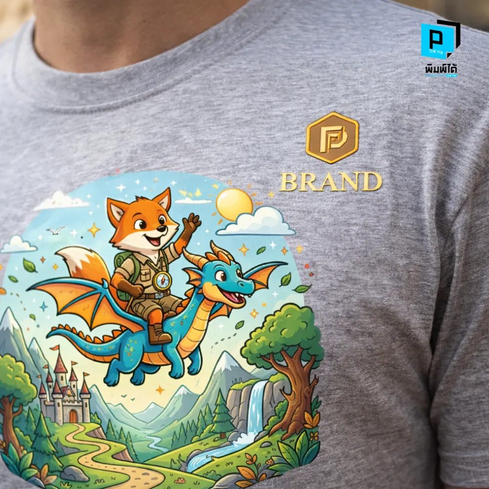 เสื้อพิมพ์ลาย กฎทองของ "ตำแหน่ง" (Strategic Placement)