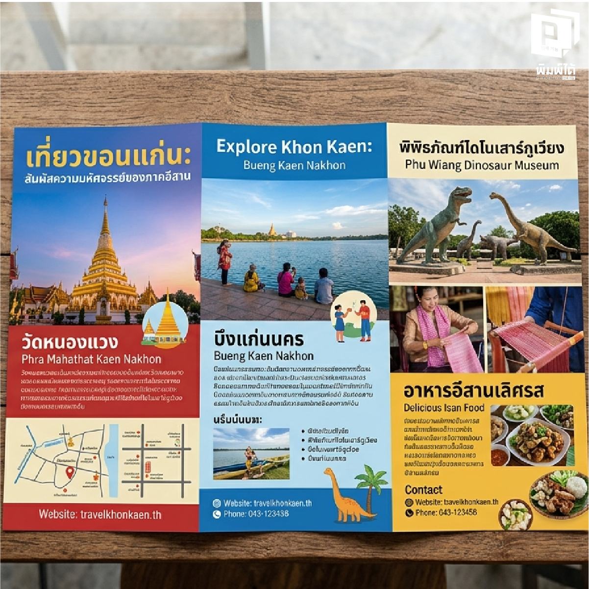 โหมดสี (Color Mode): กฎเหล็ก Brochure "CMYK เท่านั้น"