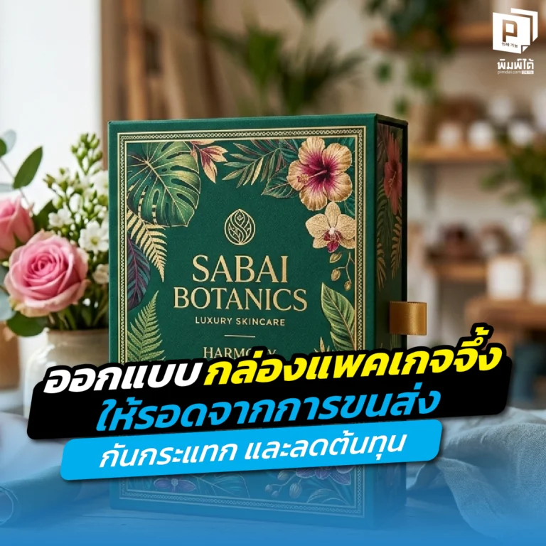 กล่องสวยแต่ของแตกก็จบ เจาะลึกเทคนิคออกแบบ กล่องแพคเกจจึ้ง ให้แกร่ง ทนแรงกระแทกจากการขนส่ง พร้อมเคล็ดลับเลือกวัสดุลดต้นทุนให้ธุรกิจพุ่งที่ Pimdai.com