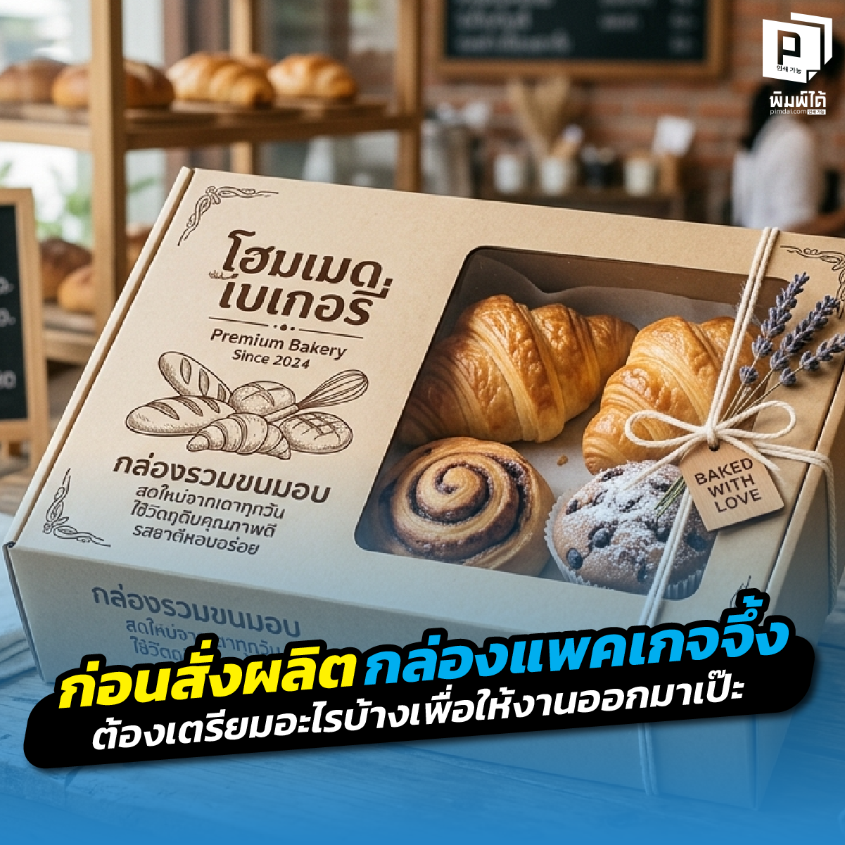 อยากได้กล่องสวยต้องเริ่มให้ถูก! เจาะลึก 5 สิ่งที่ต้องเตรียมก่อนสั่งผลิต กล่องแพคเกจจึ้ง ตั้งแต่การวัดขนาดสินค้า ไฟล์งานกราฟิกจนถึงเทคนิคพิมพ์พิเศษที่ Pimdai.com