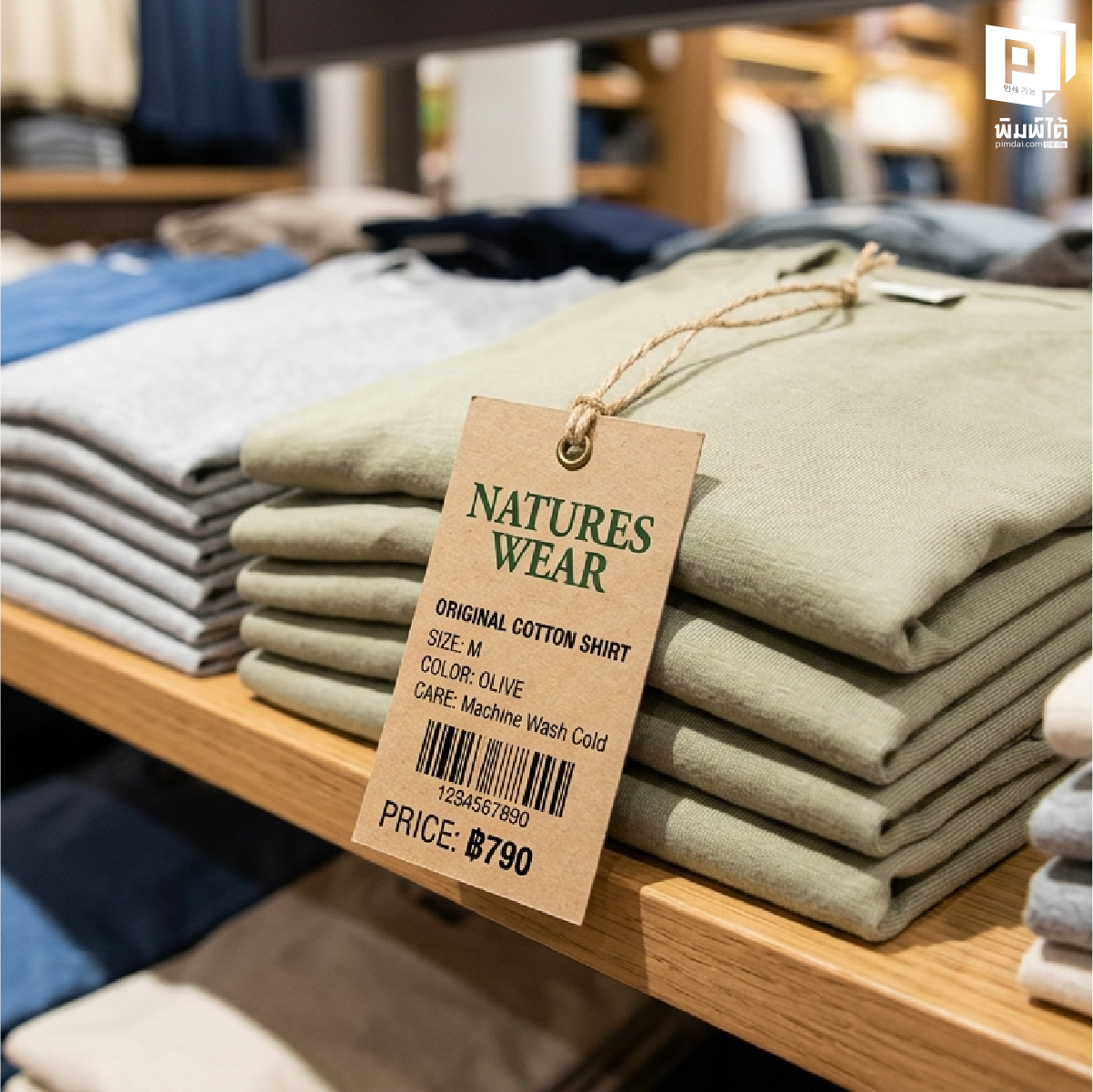 เลือก "เนื้อกระดาษ" ป้ายแท็กสินค้า (The Foundation of Premium)