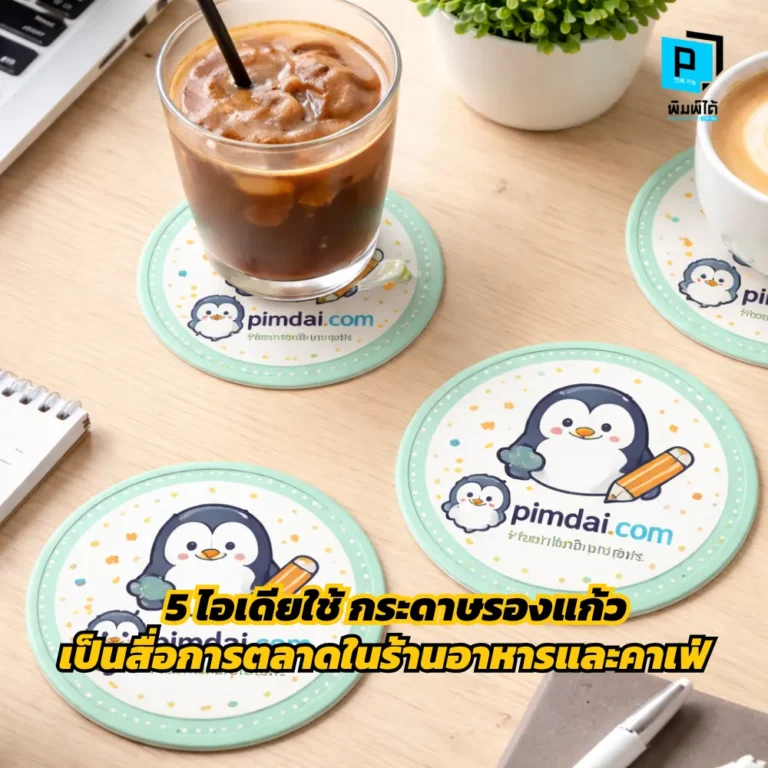 ยกระดับร้านอาหารและคาเฟ่ด้วย 5 ไอเดียใช้ กระดาษรองแก้ว เป็นสื่อการตลาดเปลี่ยนที่รองแก้วธรรมดาให้เป็นเครื่องมือเพิ่มยอดขายสร้างแบรนด์และมัดใจลูกค้าที่ Pimdai.com