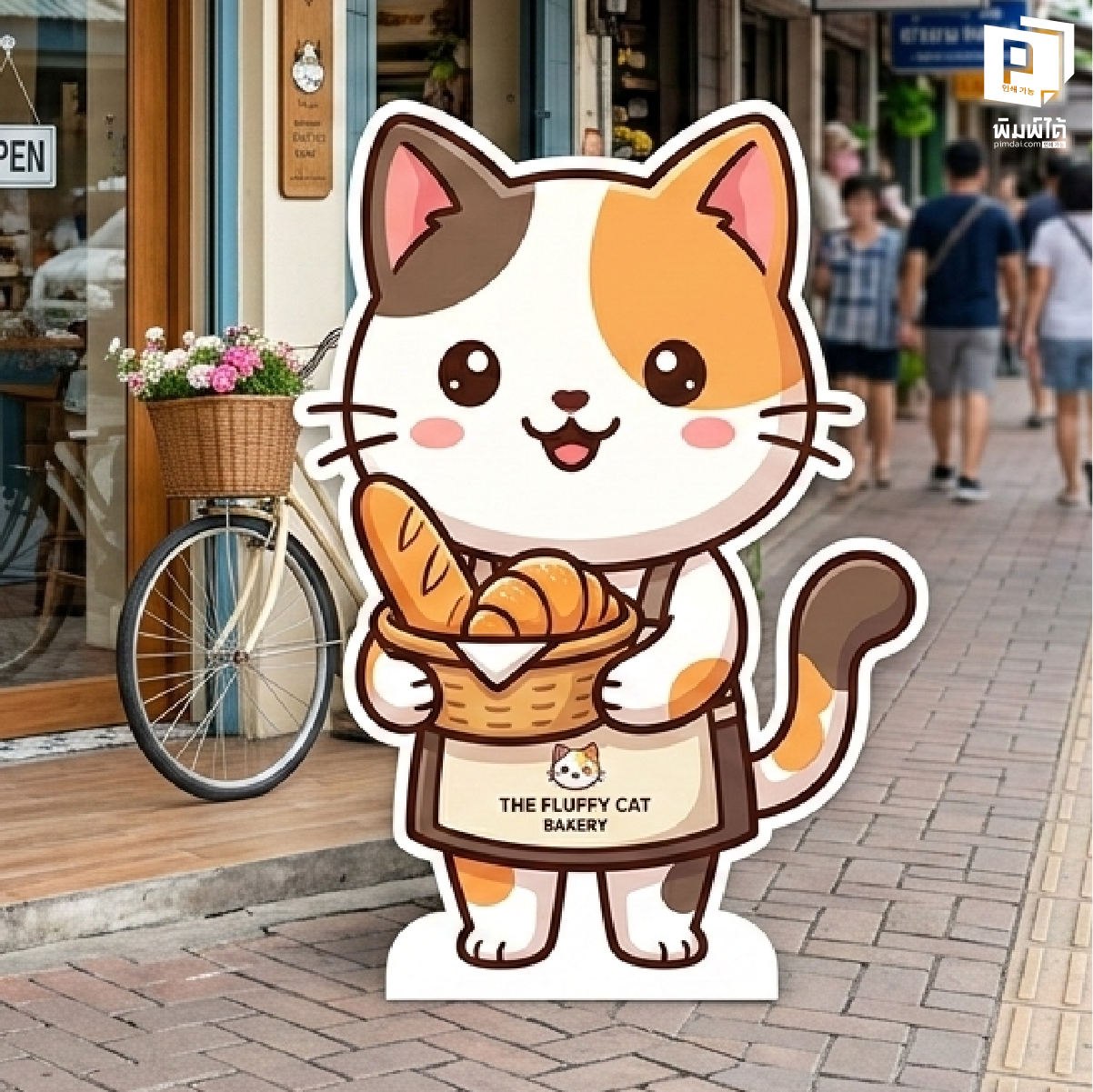 standee สมรภูมิ "หน้าร้านทั่วไป / ตึกแถว / คาเฟ่" (The Street Storefront)