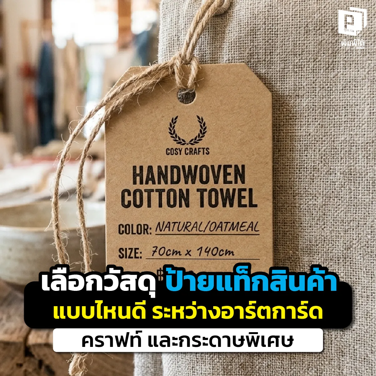 Which material is better for product tags art card, kraft paper, or specialty paper เลือก ป้ายแท็กสินค้า แบบไหนดี เจาะลึกความต่างระหว่างกระดาษอาร์ตการ์ด คราฟท์ และกระดาษพิเศษ พร้อมเทคนิคเลือกให้เหมาะกับแบรนด์เสื้อผ้าและงานแฮนด์เมดที่ Pimdai.com