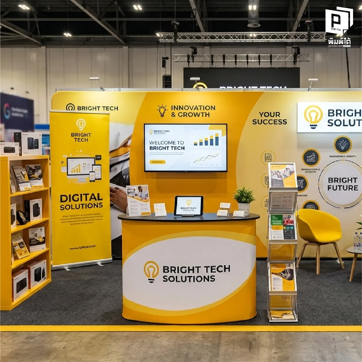 ชุดอุปกรณ์ออกบูธ สร้างจุดเด่นจากระยะไกล (The Attraction Phase)