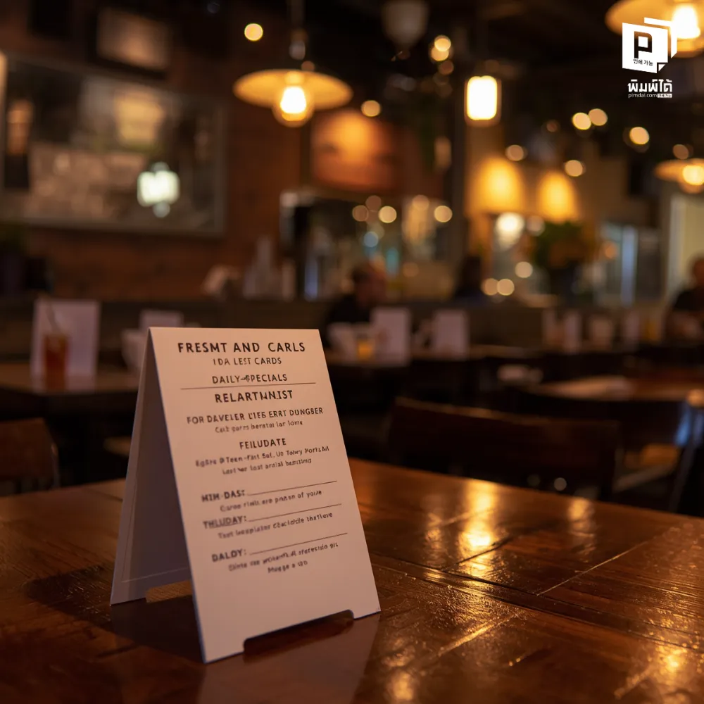 ป้ายเต๊นท์การ์ด จิตวิทยา "ระยะประชิด" (The Power of Proximity)