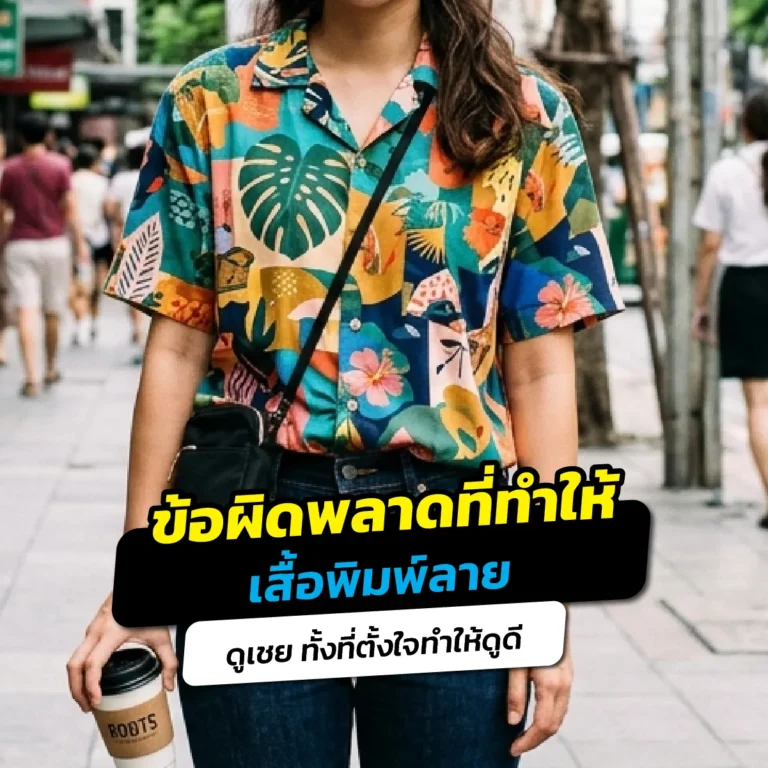 เจาะลึกข้อผิดพลาดที่ทำให้ เสื้อพิมพ์ลาย เรียนรู้เทคนิคออกแบบเสื้อ Sublimation ให้ดูพรีเมียมทันสมัยหลีกเลี่ยงลายรกและสีเพี้ยนเพื่อภาพลักษณ์ที่ดีที่ Pimdai.com