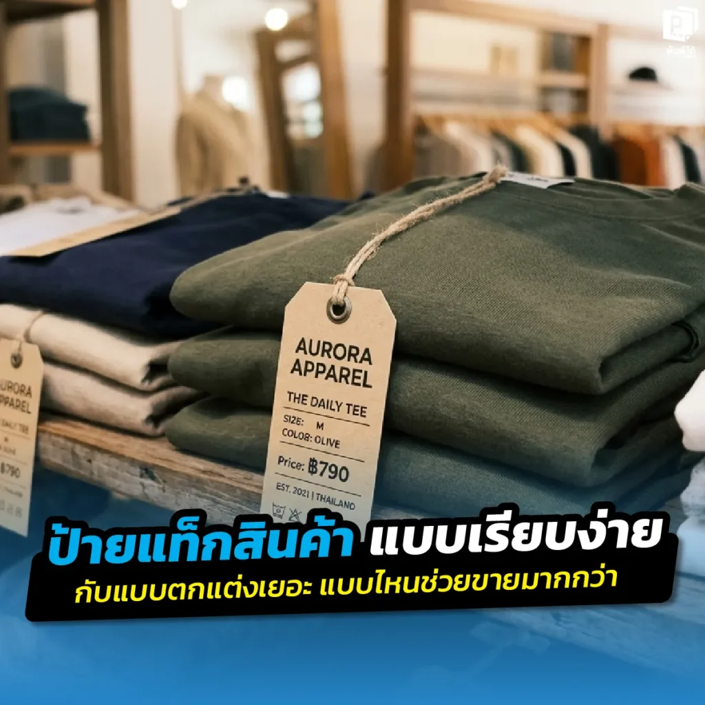 ป้ายแท็กสินค้าแบบเรียบง่าย vs ตกแต่งเยอะ แบบไหนขายดีกว่า? เจาะลึกจิตวิทยาการออกแบบ การเลือกวัสดุ และกลยุทธ์การตลาดที่ช่วยเพิ่มมูลค่าสินค้าได้จริงที่ Pimdai.com