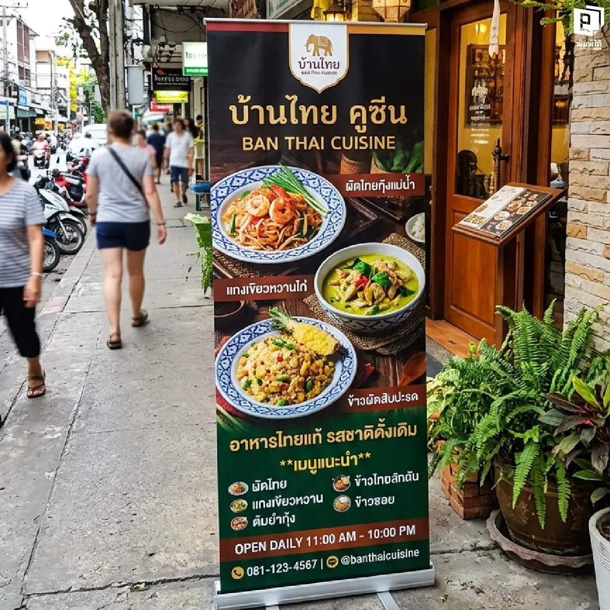 ป้าย Roll up งานอีเวนต์และนิทรรศการ (Exhibitions & Events)