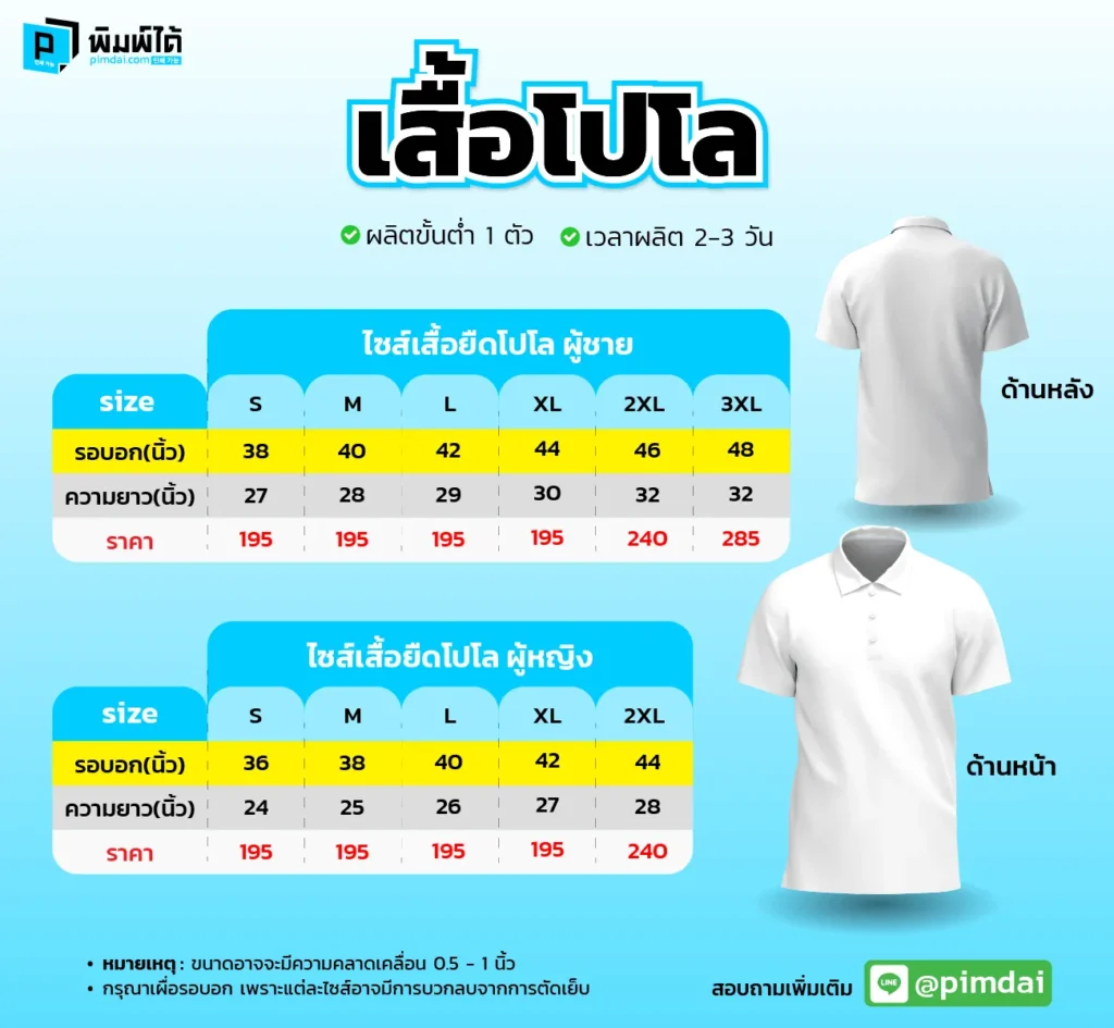 ราคาเสื้อสกีน