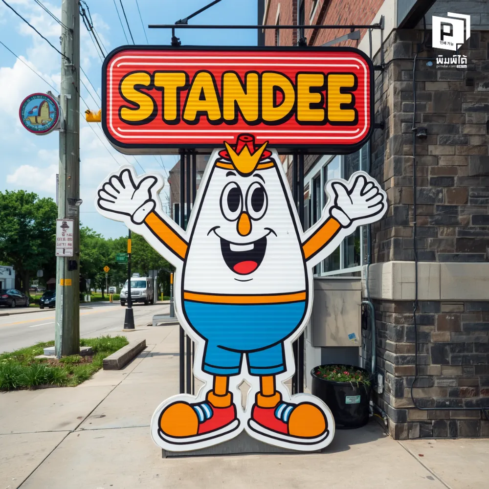 ป้ายสแตนดี้ ความเสมือนจริงในระดับ "Life-Size" (มาตราส่วน 1:1)