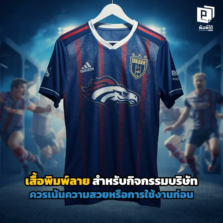 เสื้อพิมพ์ลายกิจกรรมบริษัทเลือกความสวยหรือการใช้งาน? เจาะลึกเทคนิคออกแบบเสื้อ Sublimation ให้พนักงานอยากใส่ซ้ำระบายอากาศดี และสร้างภาพลักษณ์องค์กรที่ Pimdai.com