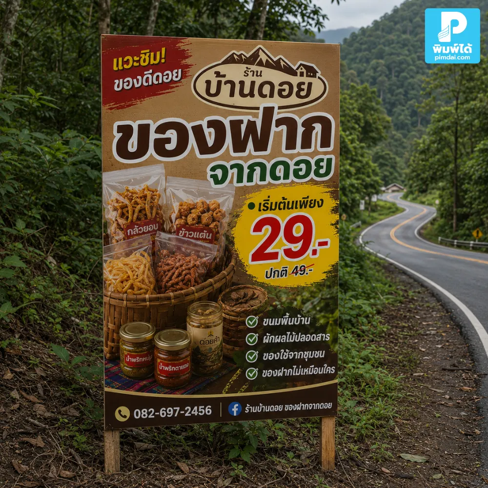 ป้ายกองโจร คืออะไร และทำไมต้องเลือกขนาดให้เหมาะ
