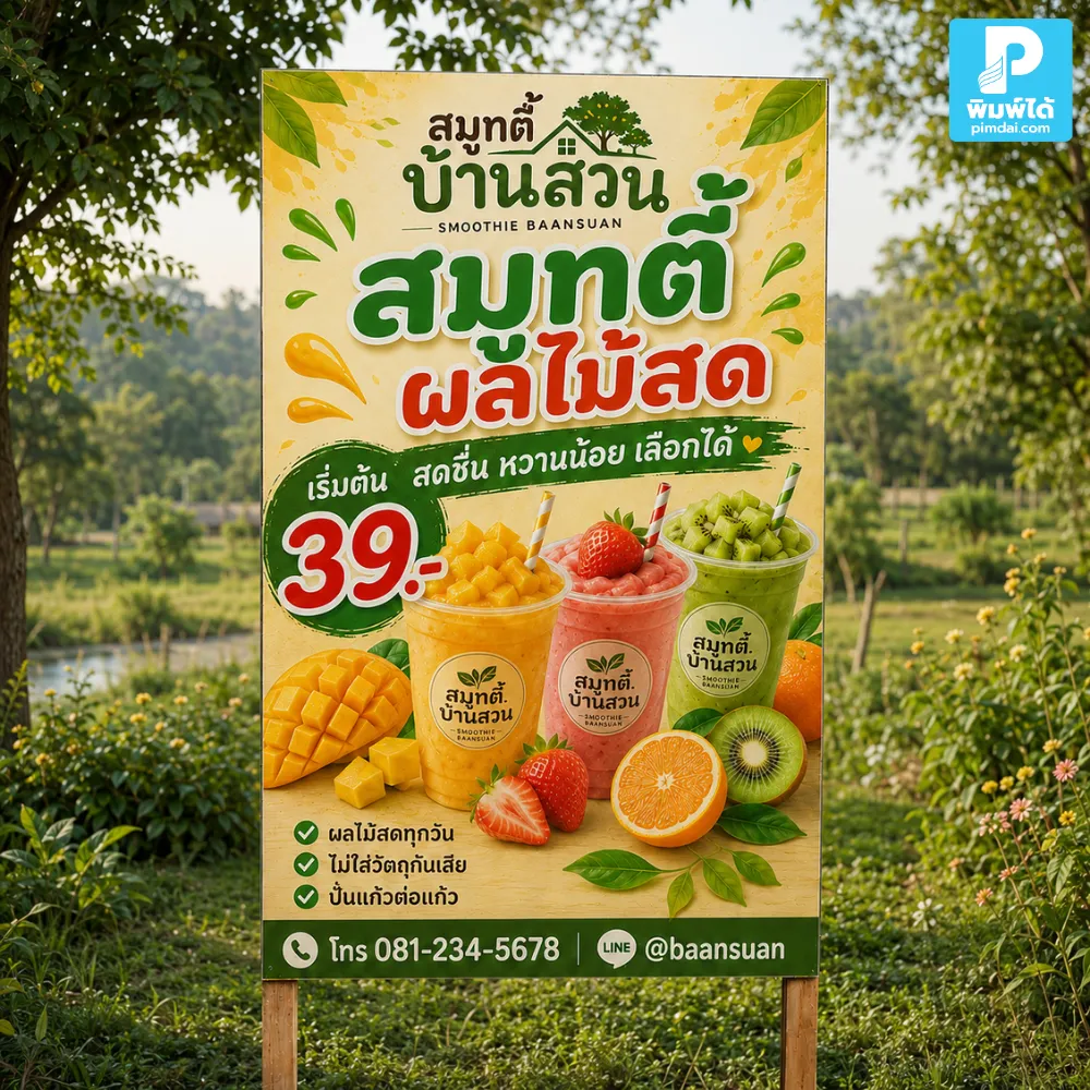 ทำไมร้านเปิดใหม่ควรใช้ ป้ายกองโจร
