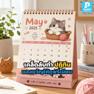 ปฏิทิน ของขวัญให้ดูพรีเมียม ต้องเลือกดีไซน์ วัสดุ และงาน Printing ให้เหมาะ ช่วยให้แบรนด์ดูดีและลูกค้าอยากเก็บไว้ใช้ทั้งปี