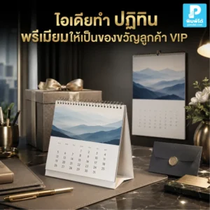 ไอเดียทำ ปฏิทิน พรีเมียมให้เป็นของขวัญลูกค้า VIP สวย ใช้งานได้จริง สะท้อนแบรนด์ และช่วยสร้างความประทับใจตลอดทั้งปี