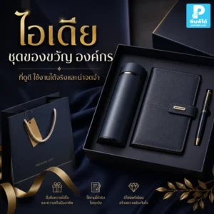 ไอเดีย ชุดของขวัญ องค์กรที่ดูดี ใช้งานได้จริง ช่วยสร้างความประทับใจให้ลูกค้า คู่ค้า พนักงาน และทำให้แบรนด์ถูกจดจำได้ง่ายขึ้น
