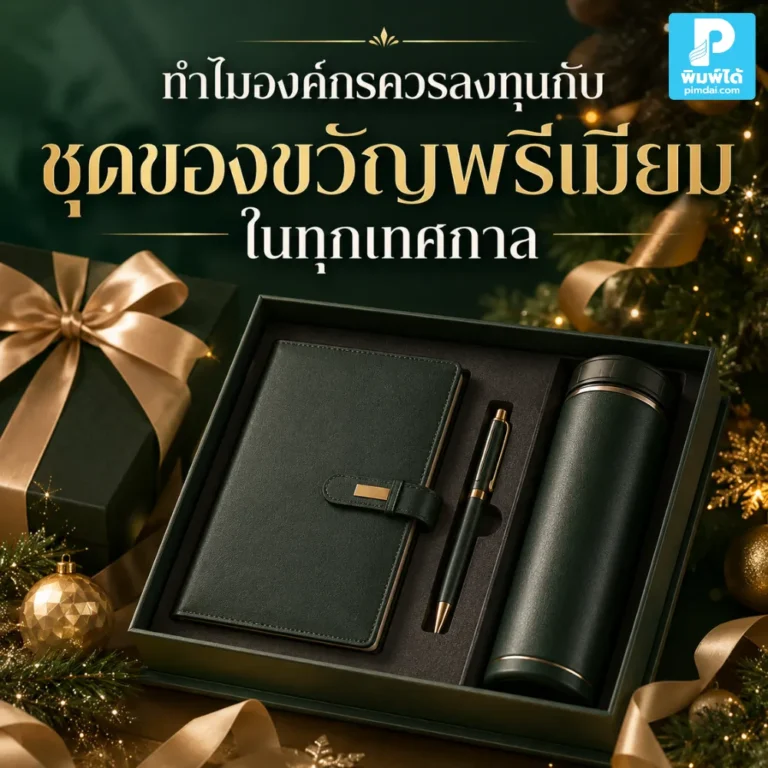 ชุดของขวัญพรีเมียม ช่วยให้องค์กรสร้างความประทับใจในทุกเทศกาล รักษาความสัมพันธ์ลูกค้า คู่ค้า พนักงาน และเพิ่มภาพจำแบรนด์ได้