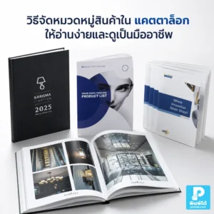 วิธีจัดหมวดหมู่สินค้าใน แคตตาล็อก ให้อ่านง่ายและดูเป็นมืออาชีพ ช่วยให้ลูกค้าเปรียบเทียบสินค้า เข้าใจข้อมูล และตัดสินใจซื้อได้เร็วขึ้น