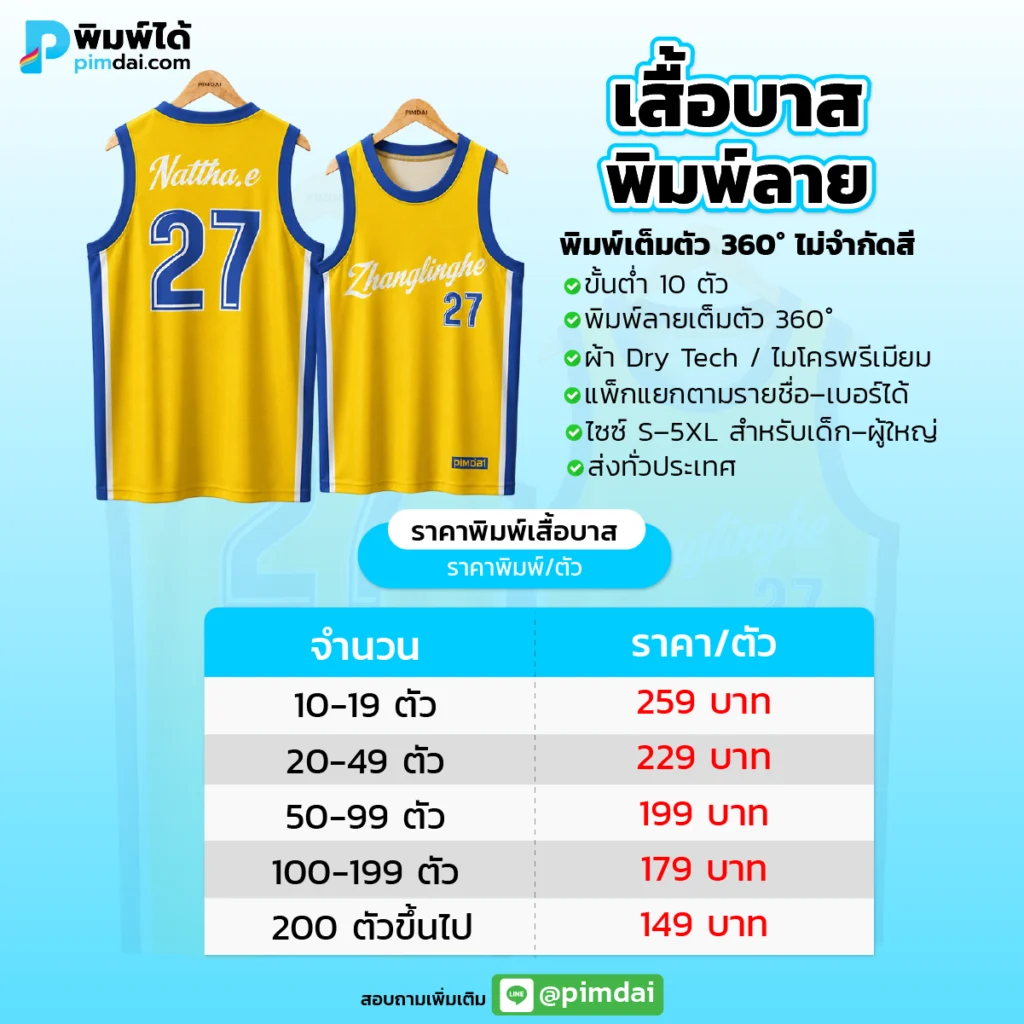 Pimdai ราคา เสื้อพิมพ์ลาย