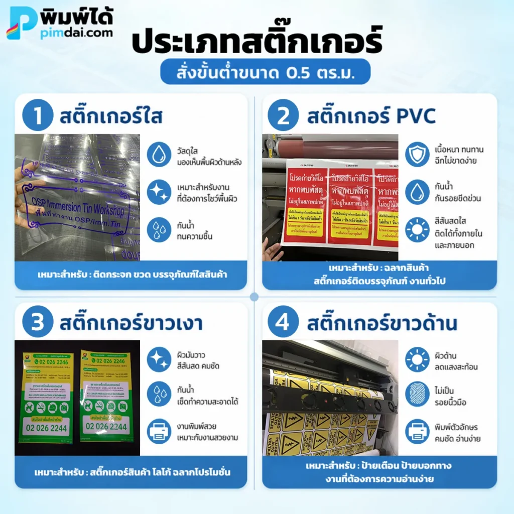 Pimdai ราคาสติกเกอร์