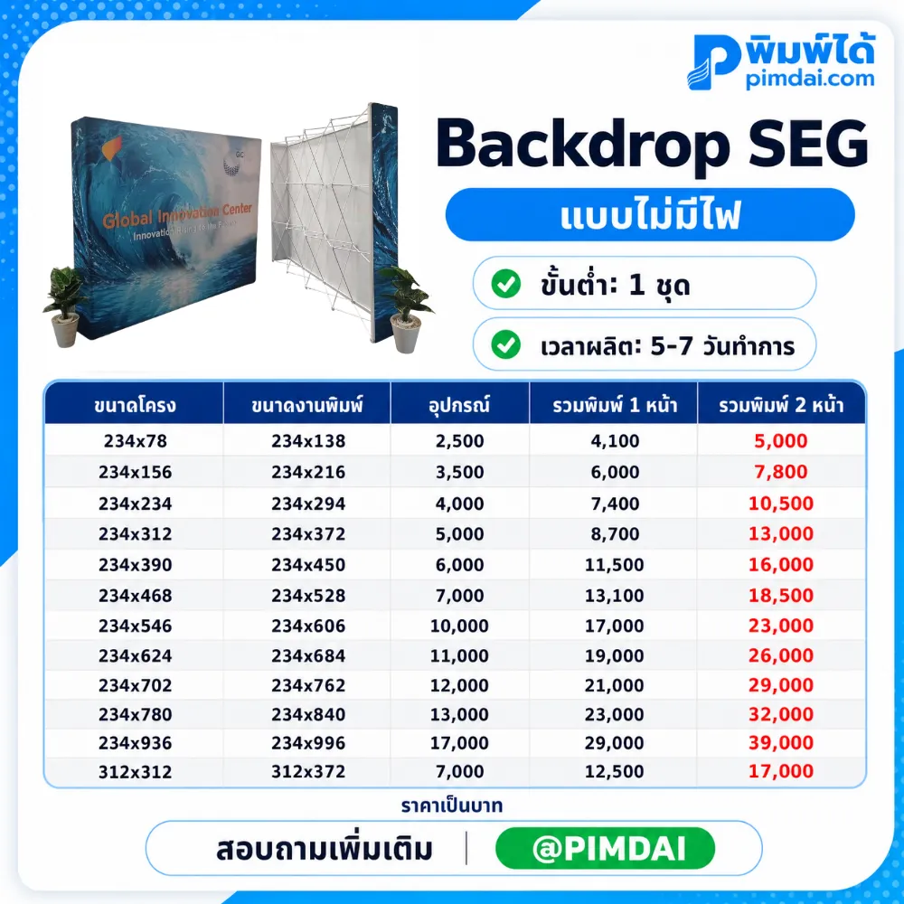 ตารางราคา Backdrop SEG (2)