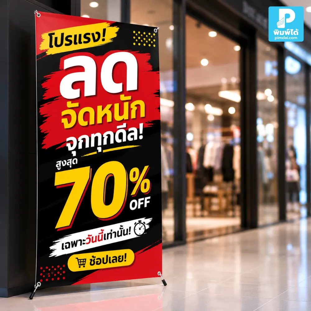 ทำไมข้อความบน ป้ายไวนิล ถึงสำคัญกับโปรโมชัน