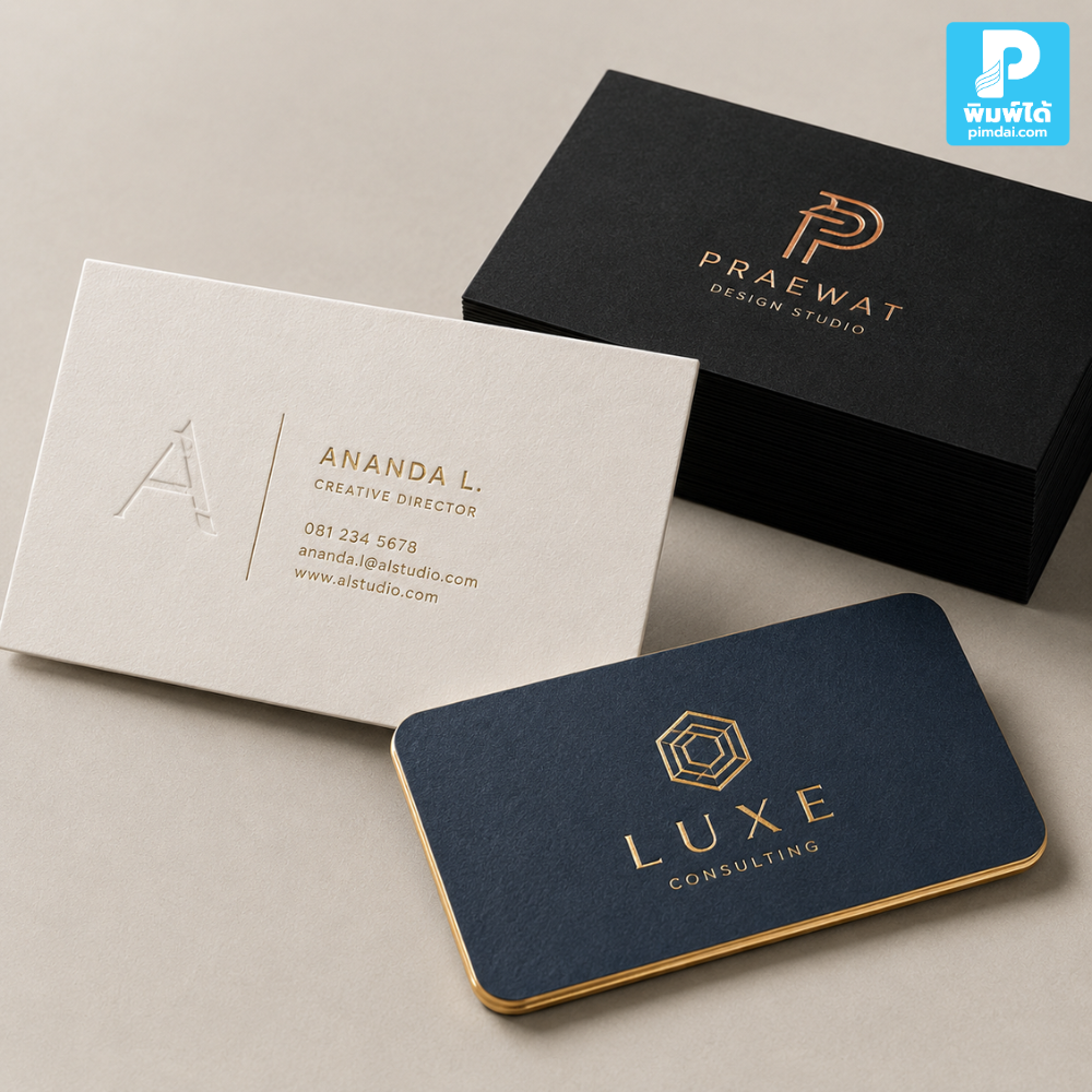ทำไม นามบัตร พิมพ์พิเศษถึงสร้างความประทับใจแรกได้ดี