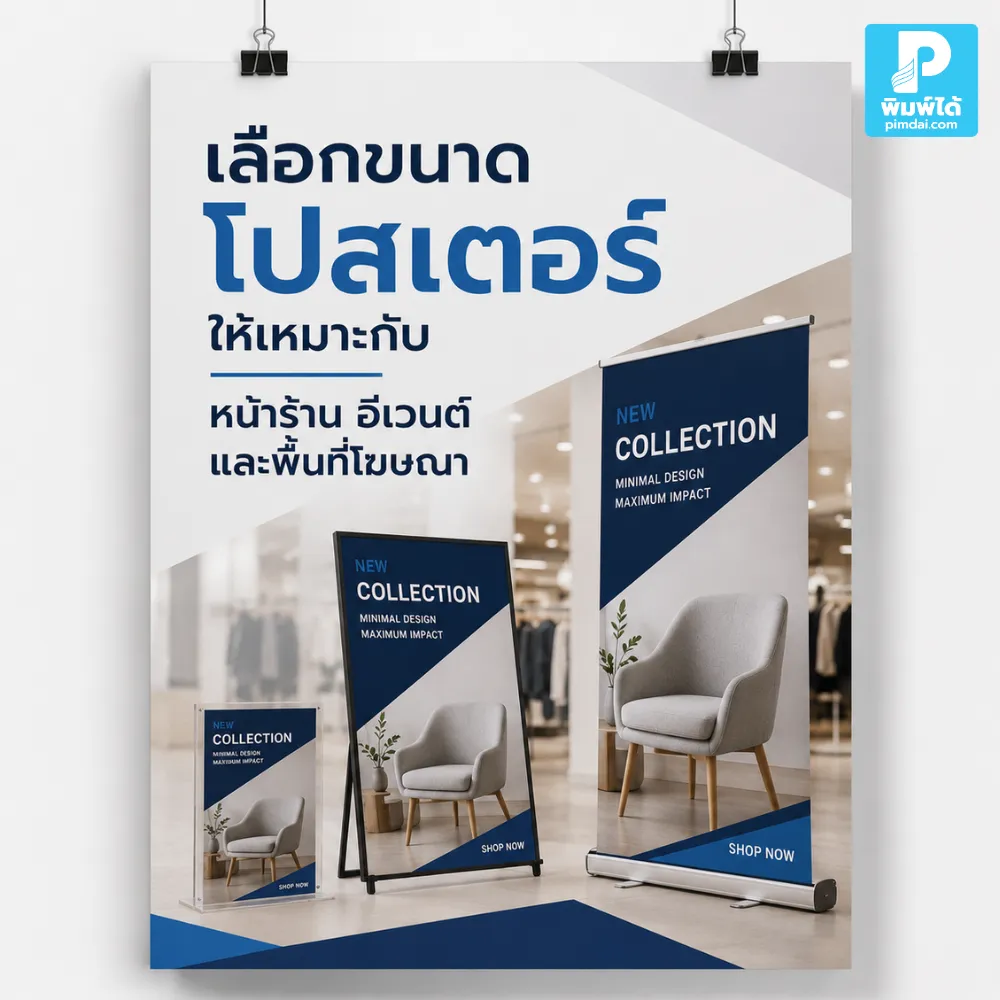 ทำไมขนาด โปสเตอร์ จึงสำคัญต่อการสื่อสาร