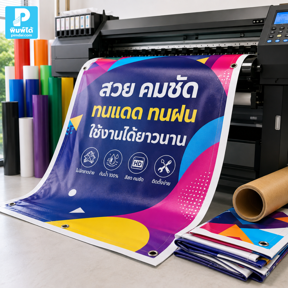 ทำไมต้องเตรียมขนาดและไฟล์ให้พร้อมก่อนสั่งทำ ไวนิล