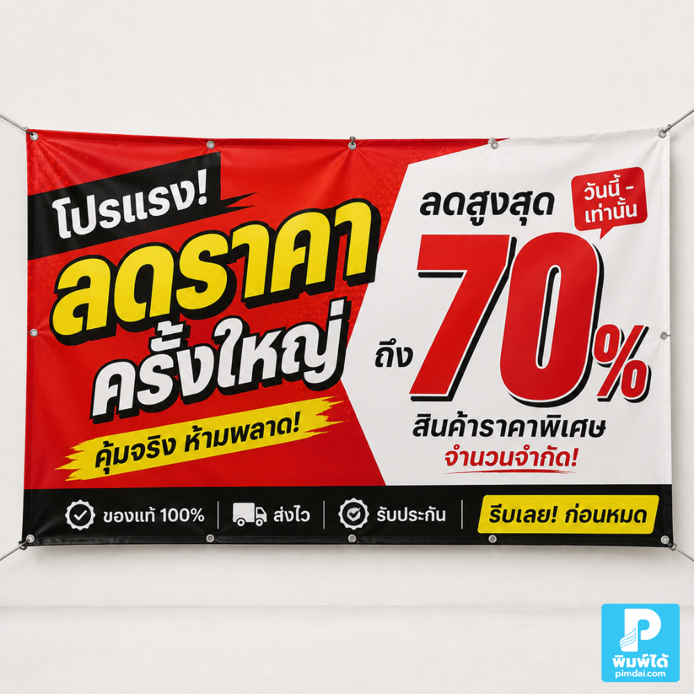 ทำไมข้อความบน ไวนิล โปรโมชันต้องสั้นและชัด